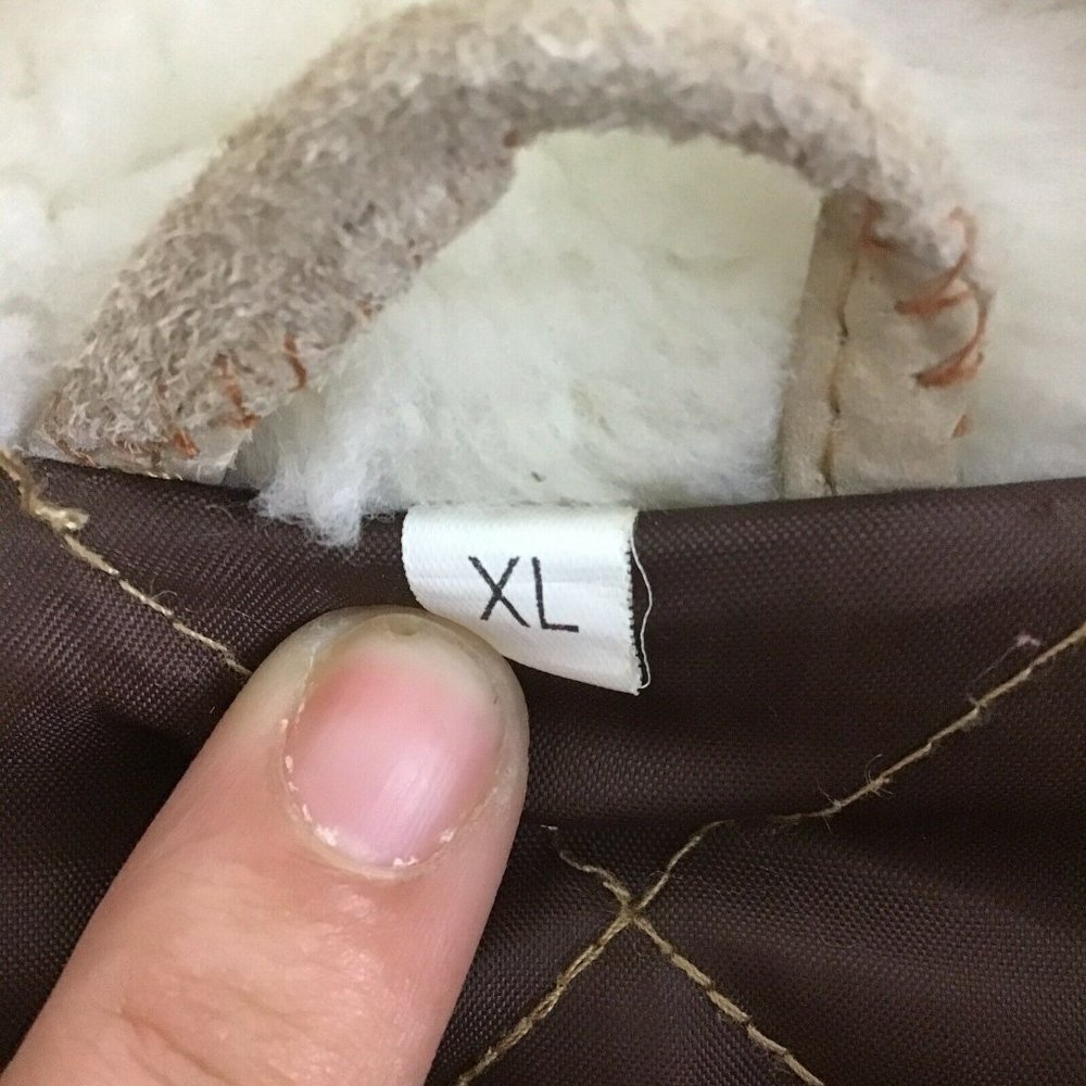 Vtg 70's Jacket Leather Suede Patchwork Womens Sz… - image 6